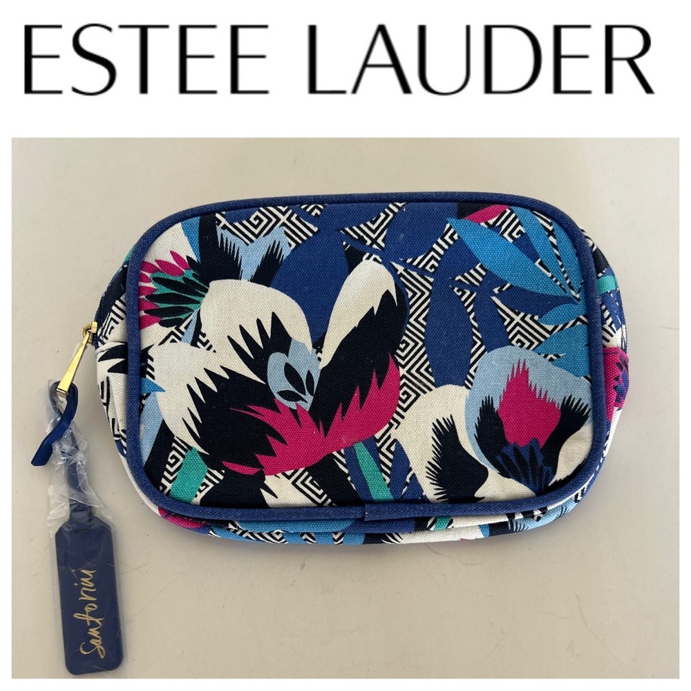 ESTEE LAUDER SANTORINI MAKEUP BAG NWOT